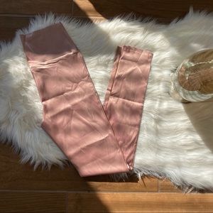 Metallic Mauve Leggings